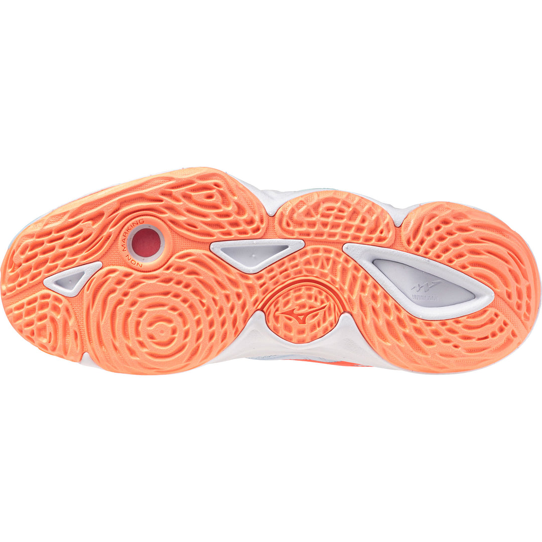Mizuno Wave Momentum Elite Gris Ciel Corail