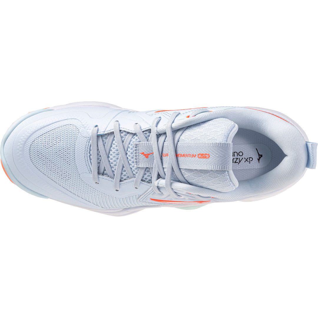 Mizuno Wave Momentum Elite Gris Ciel Corail