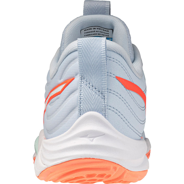 Mizuno Wave Momentum Elite Gris Ciel Corail