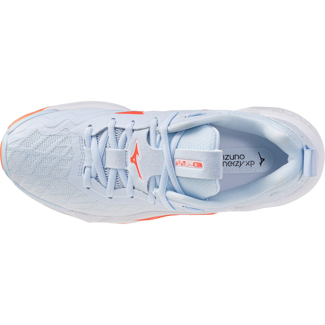 Mizuno Wave Stealth Neo 2.1 Bleu Ciel Corail