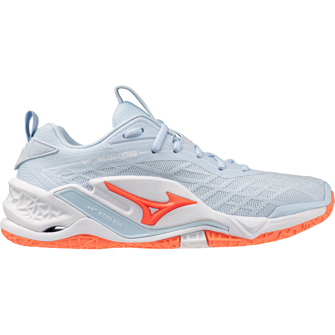 Mizuno Wave Stealth Neo 2.1 Bleu Ciel Corail
