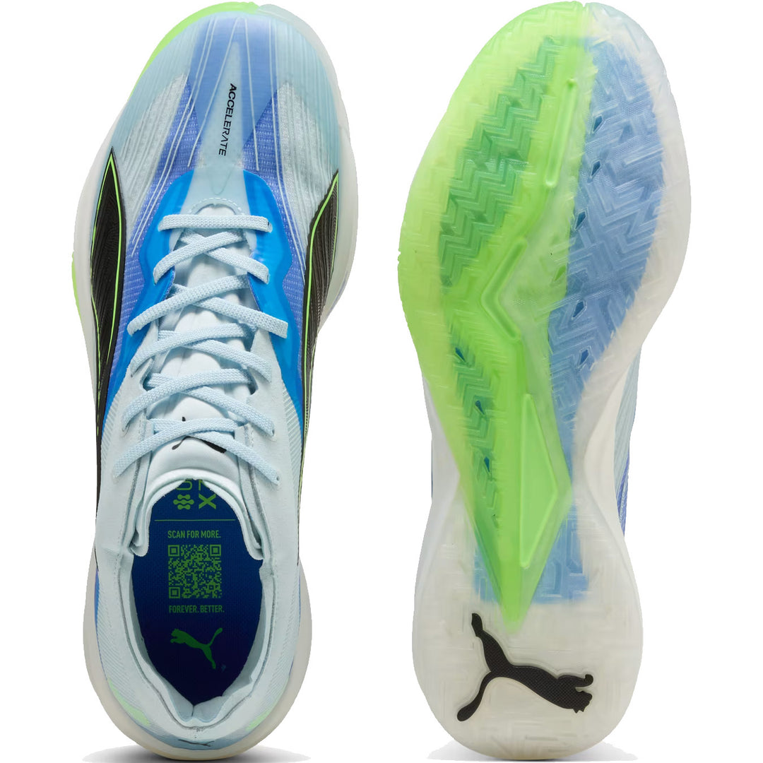 Puma Accelerate Nitro SQD 5 Bleu Ciel Vert