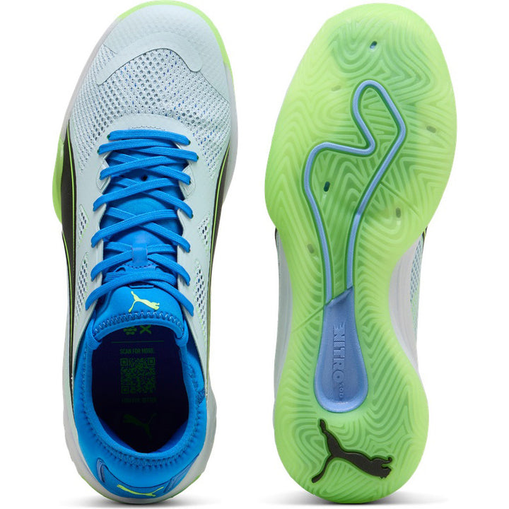Puma Eliminate Nitro SQD 4 Bleu Ciel Vert