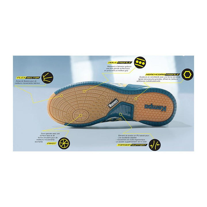 chaussures handball kempa attack two Vert