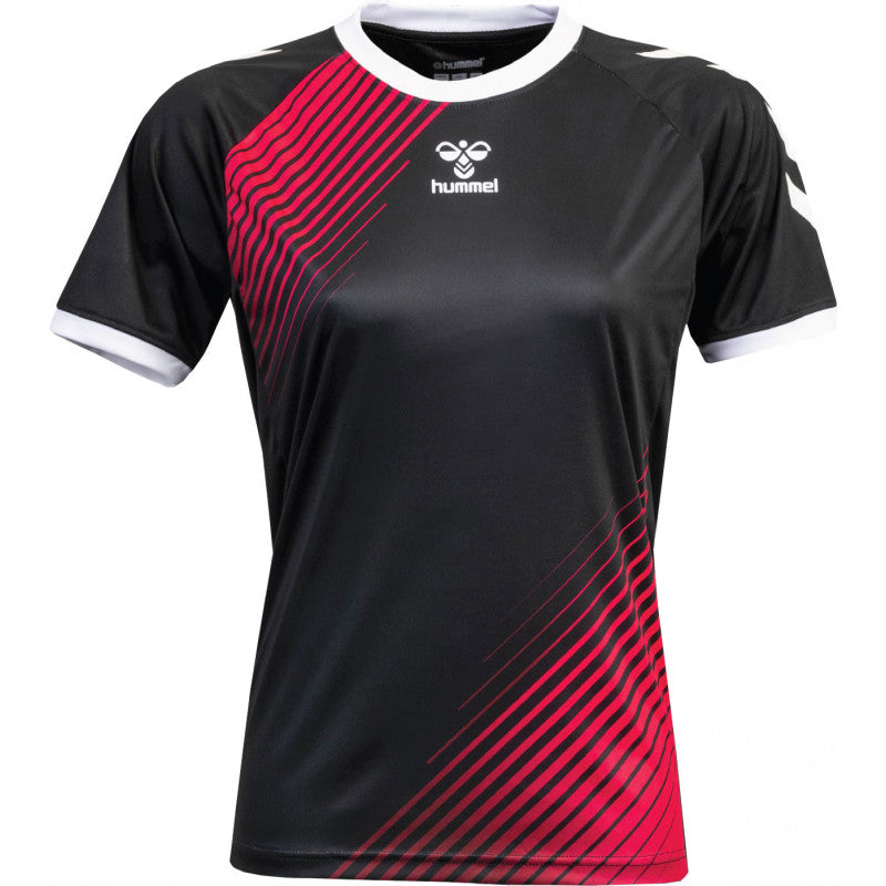 hummel maillot femme hmlgraphic genisis noir rose