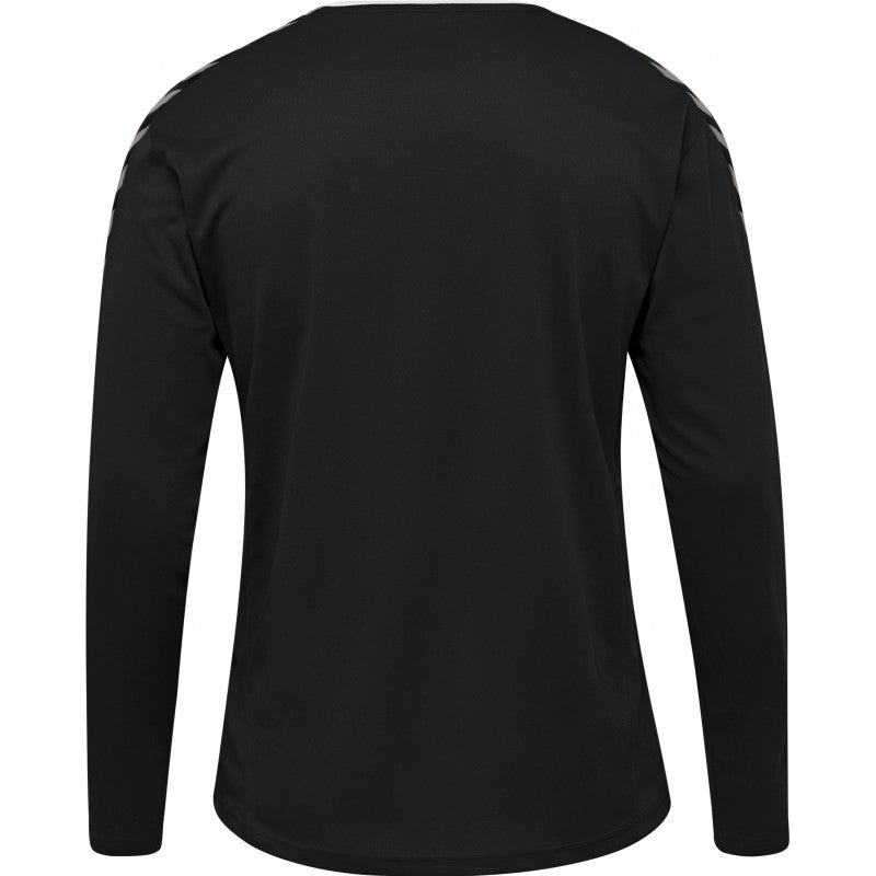 hummel maillot manches longues hmlauthentic poly noir blanc