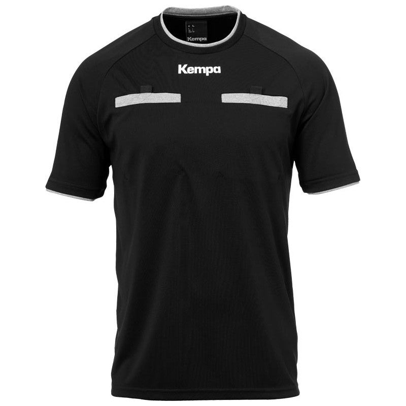 maillot arbitre noir kempa