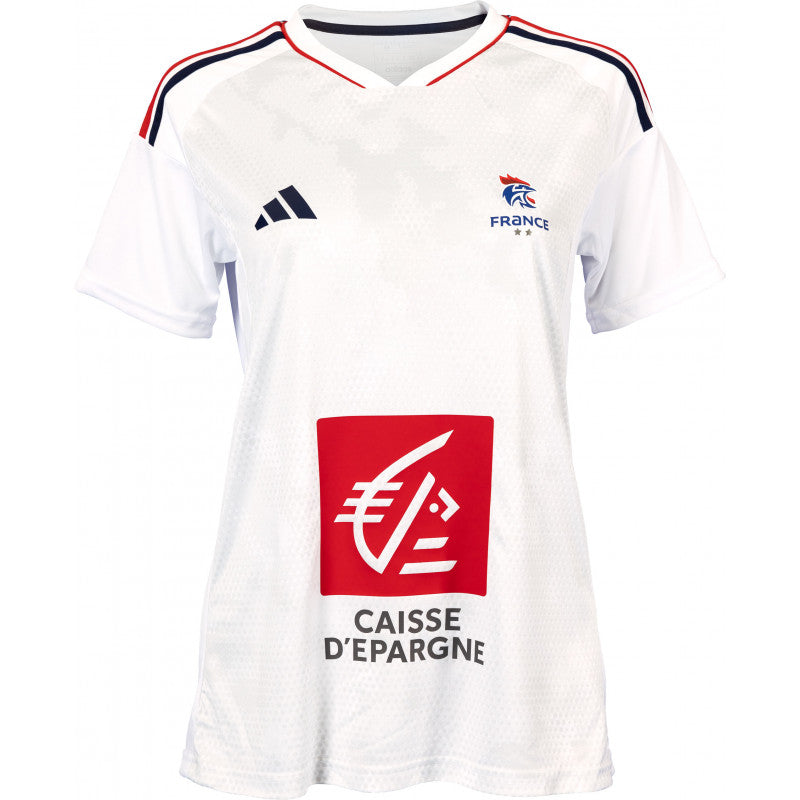 maillot equipe de france handball 2023 blanc femme