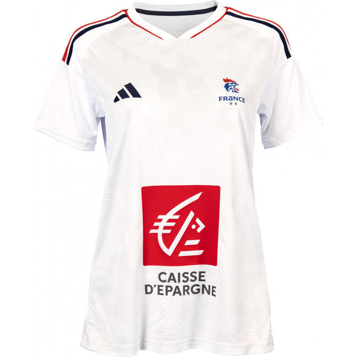 maillot equipe de france handball 2023 blanc femme