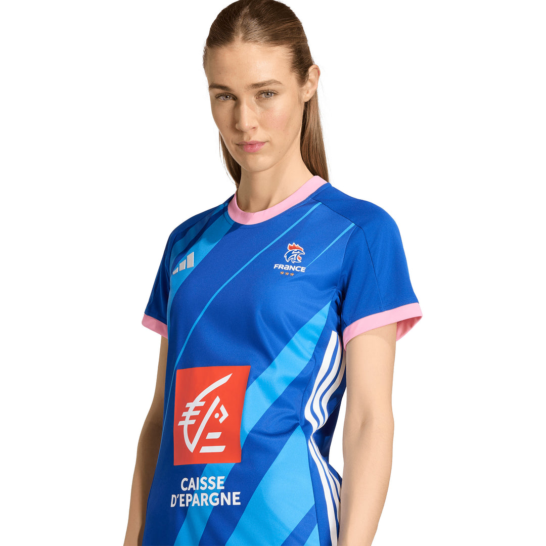 maillot ffhb equipe de france 2026 bleu femme