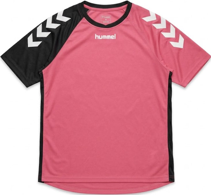 maillot hummel nexo rose noir blanc