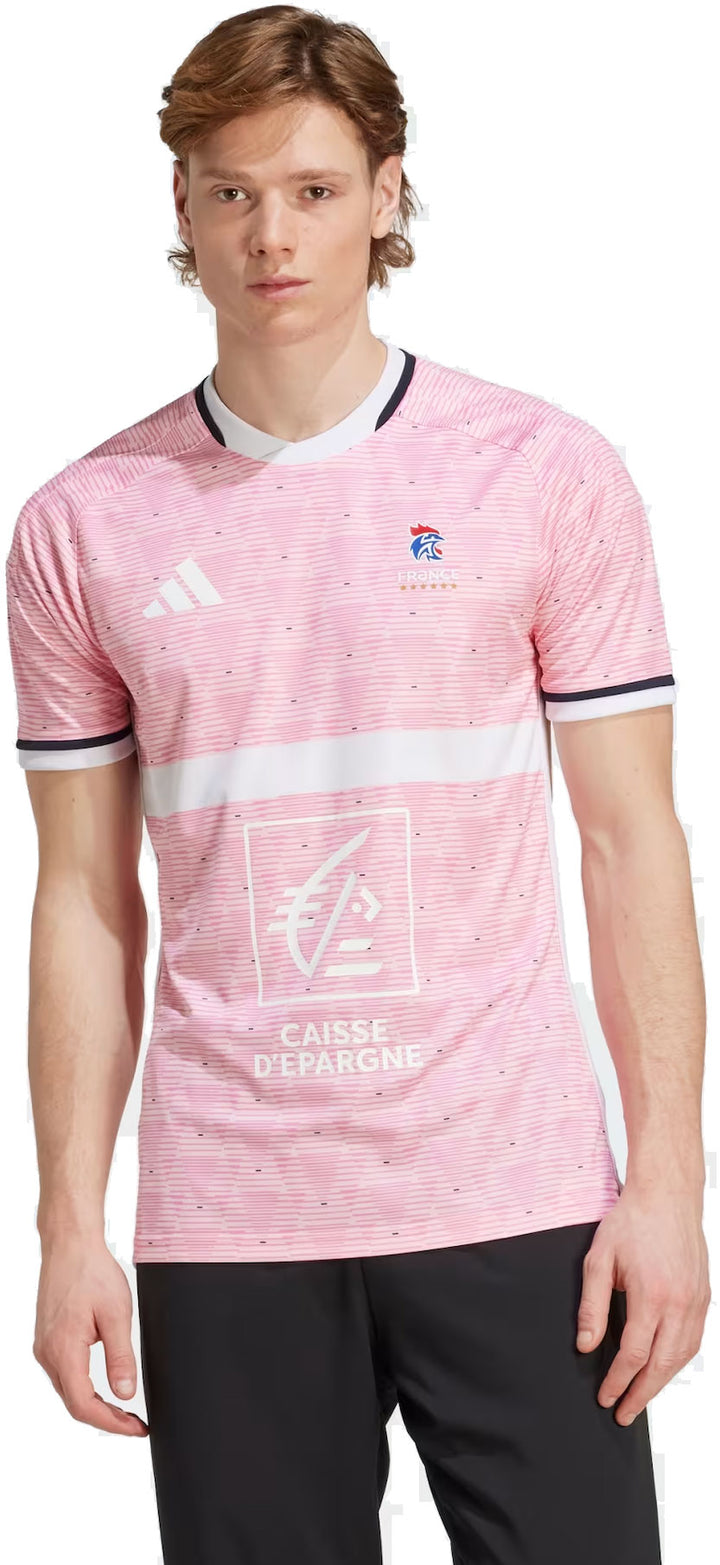 maillot rose equipe de france handball 2025 6 etoiles