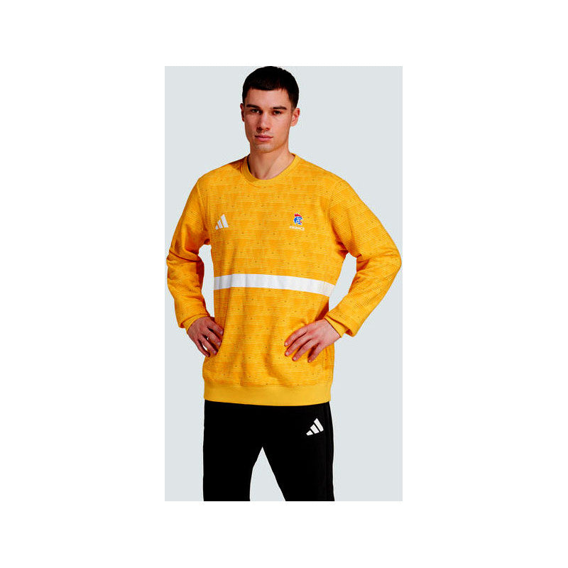 maillot sweat gardien equipe france jaune