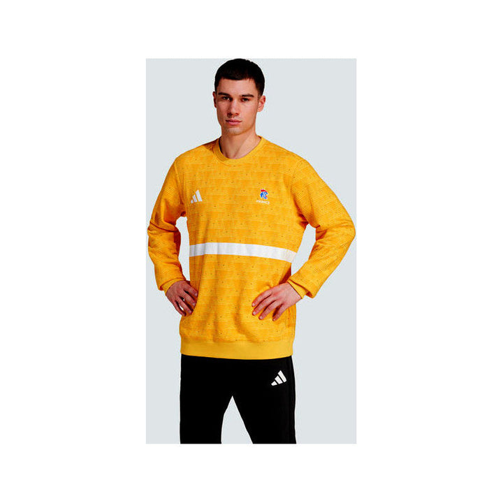 maillot sweat gardien equipe france jaune