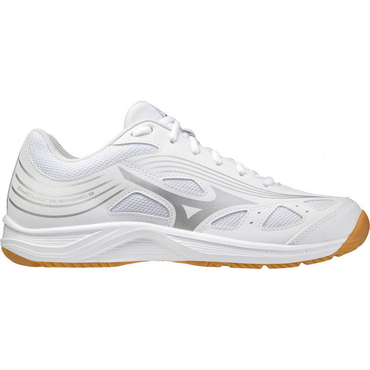 mizuno cyclone speed 3 blanc gris femme