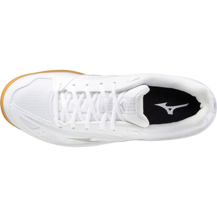 mizuno cyclone speed 3 blanc gris femme