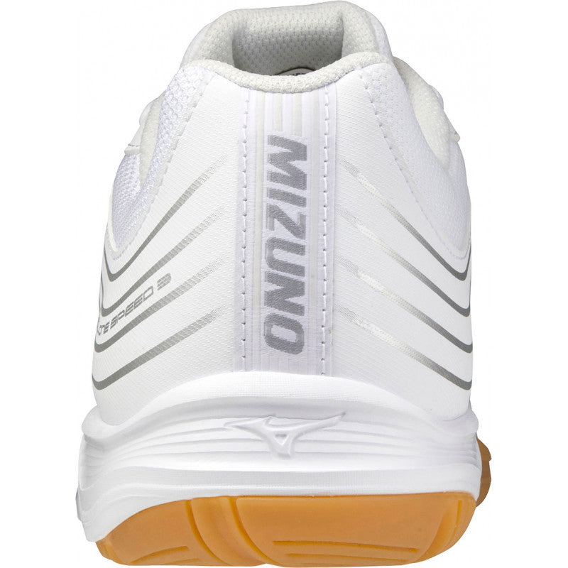 mizuno cyclone speed 3 blanc gris femme