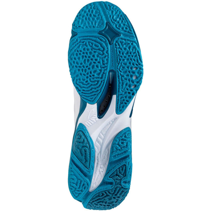 mizuno lightning z8 blanc bleu gris