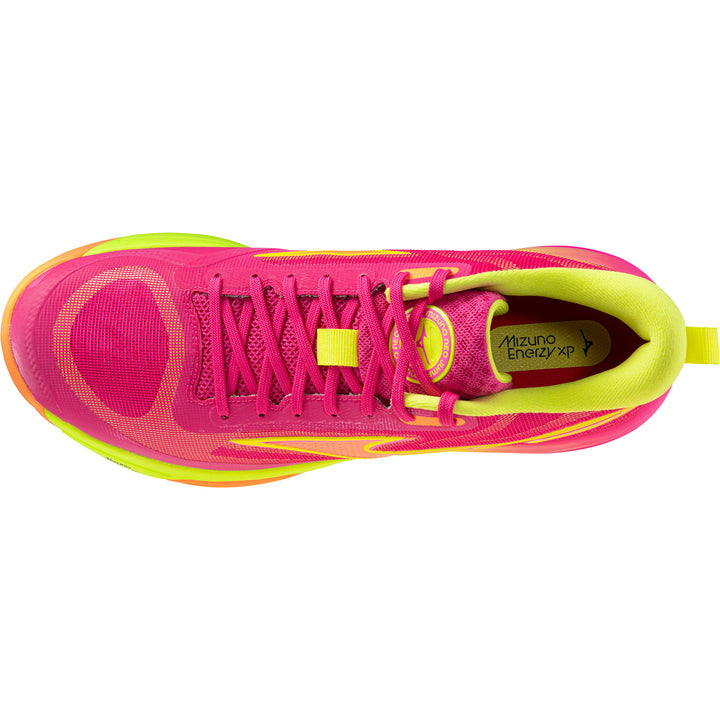 Chaussures de Handball Mizuno Neo Jump - Rose Fuchsia & Jaune Fluo