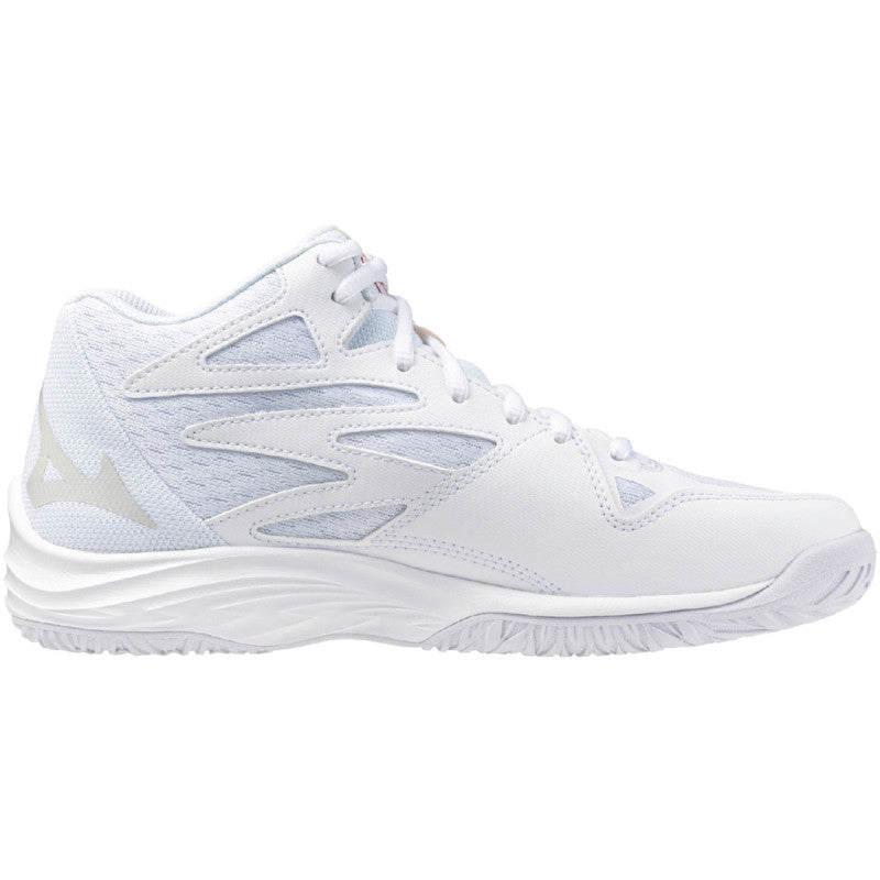 mizuno thunder blade z mid femme blanc beige
