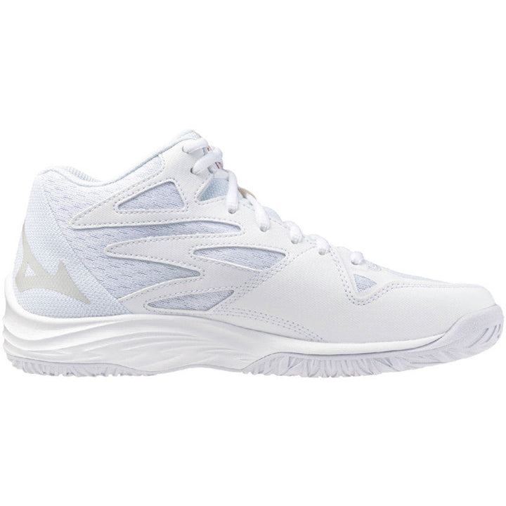 mizuno thunder blade z mid femme blanc beige