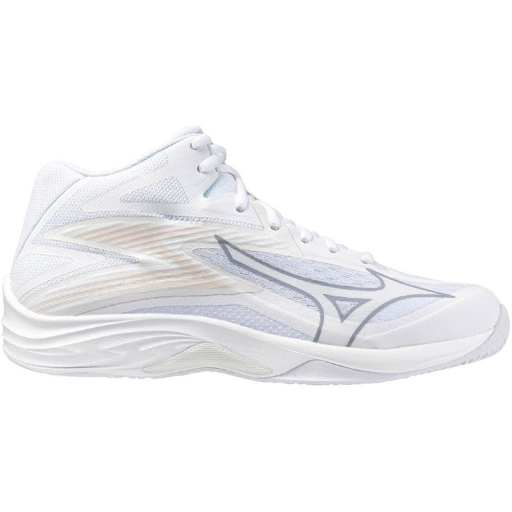 mizuno thunder blade z mid femme blanc beige