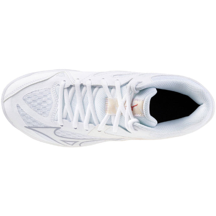 mizuno thunder blade z mid femme blanc beige