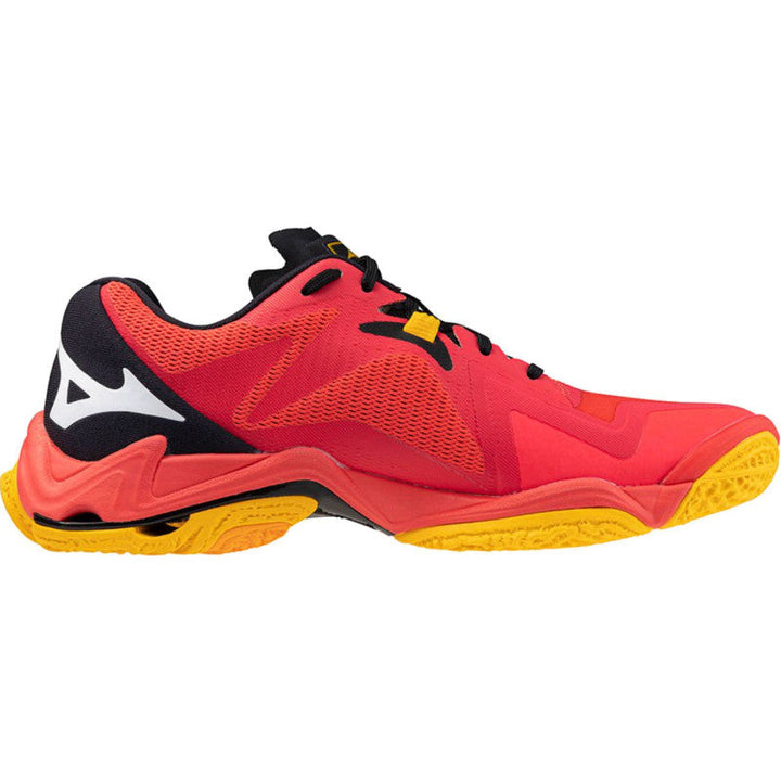 mizuno wave lightning Z8 rouge orange jaune noir blanc