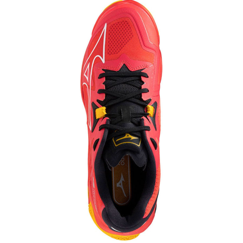 mizuno wave lightning Z8 rouge orange jaune noir blanc