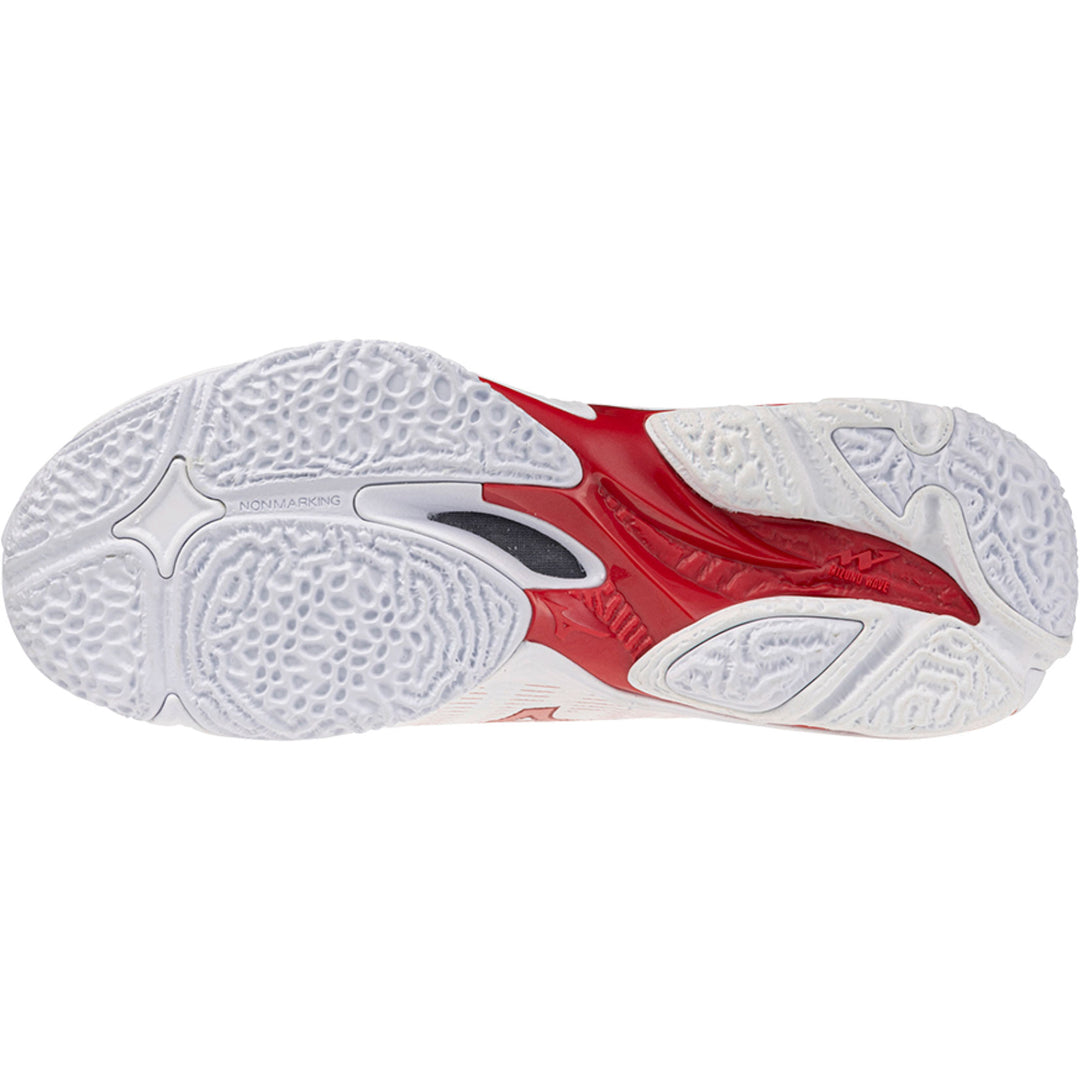 mizuno wave lightning elite blanc rouge bordeaux