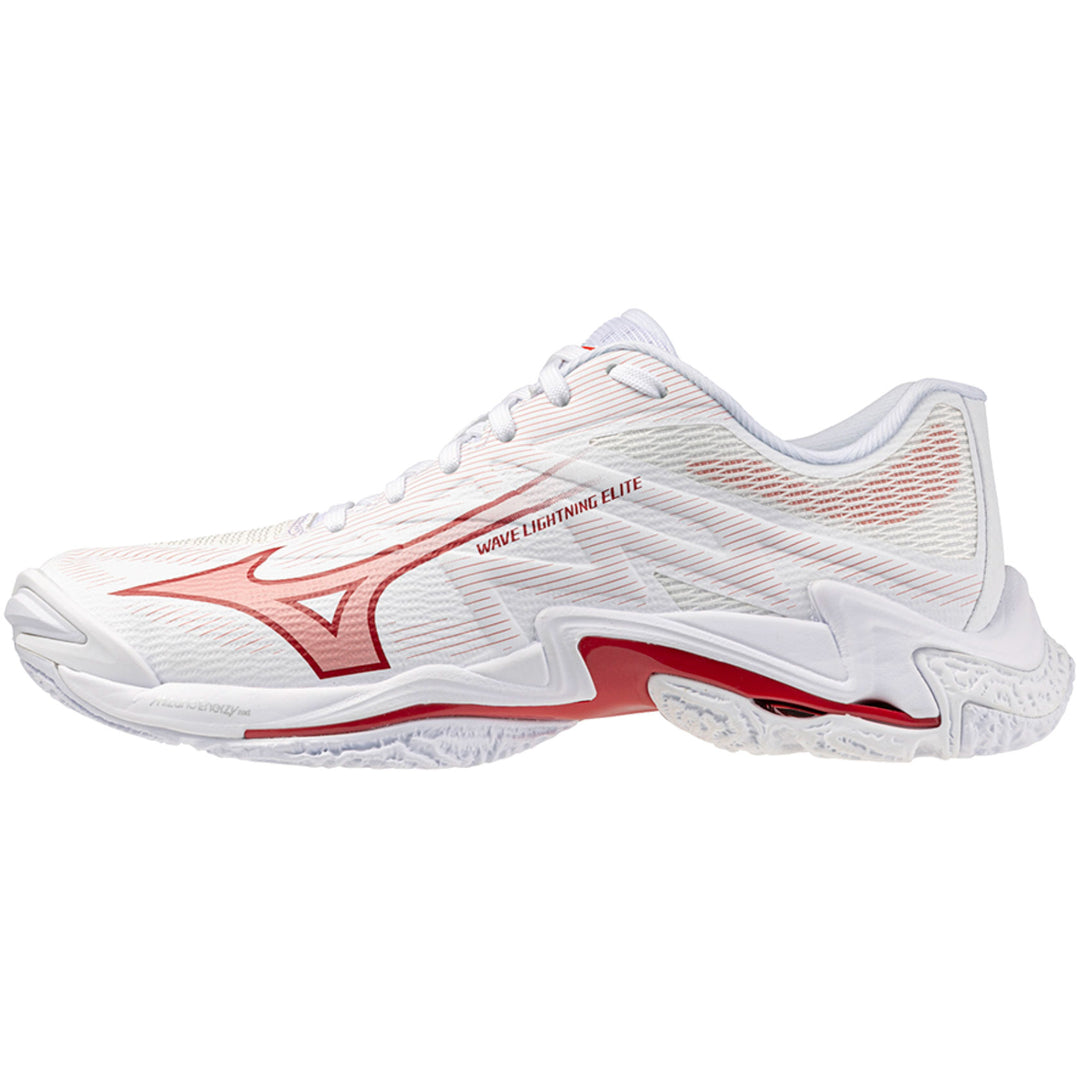 mizuno wave lightning elite blanc rouge bordeaux
