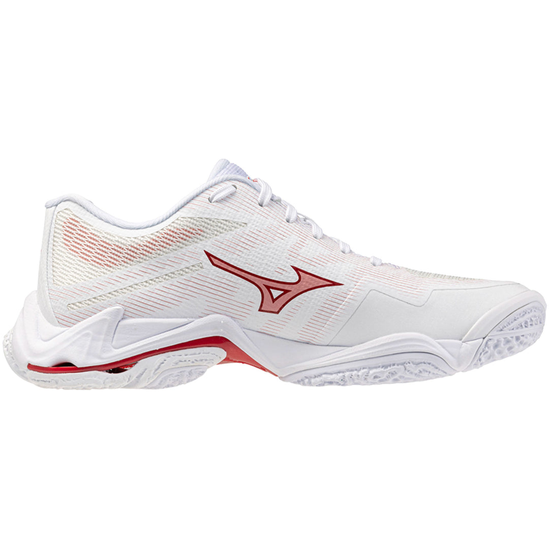 mizuno wave lightning elite blanc rouge bordeaux