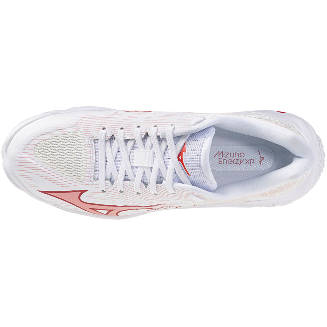 mizuno wave lightning elite blanc rouge bordeaux