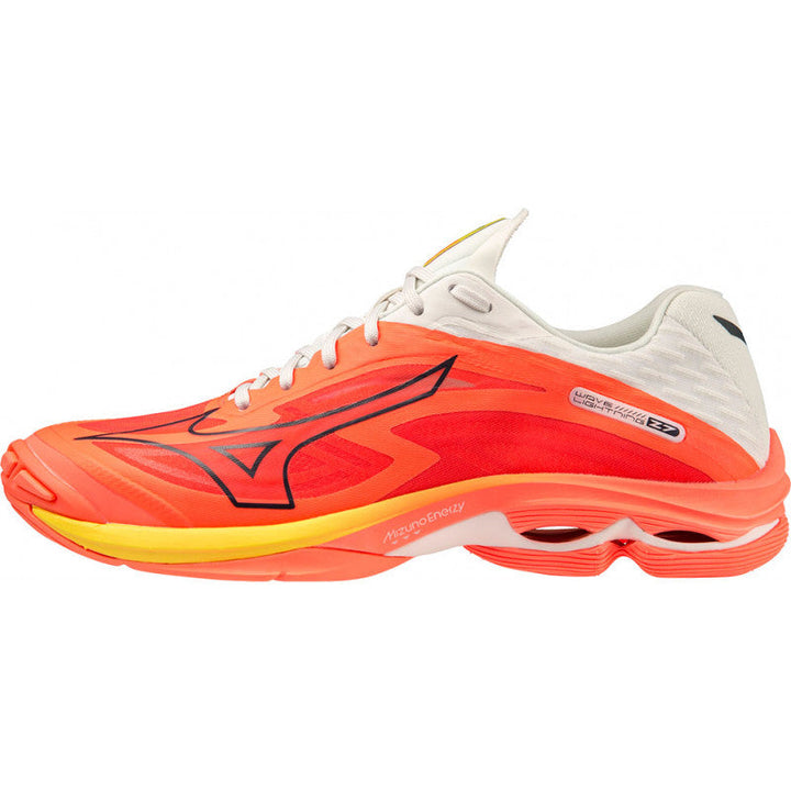 mizuno wave lightning z7 corail blanc jaune