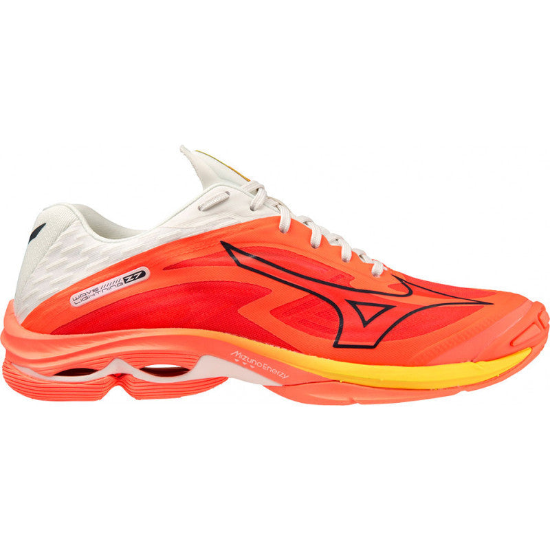 mizuno wave lightning z7 corail blanc jaune
