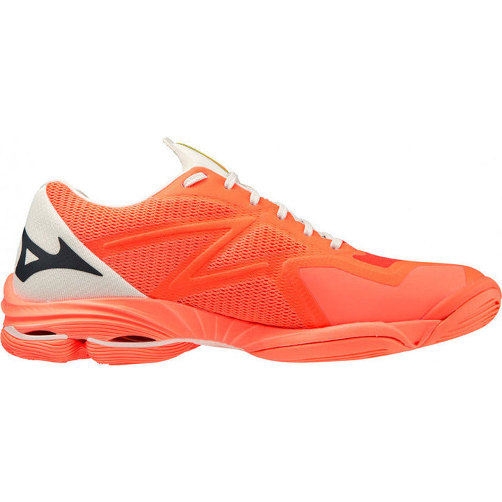 mizuno wave lightning z7 corail blanc jaune