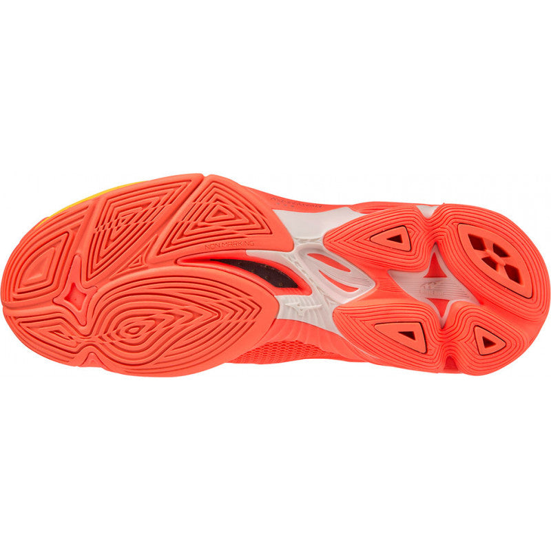 mizuno wave lightning z7 corail blanc jaune