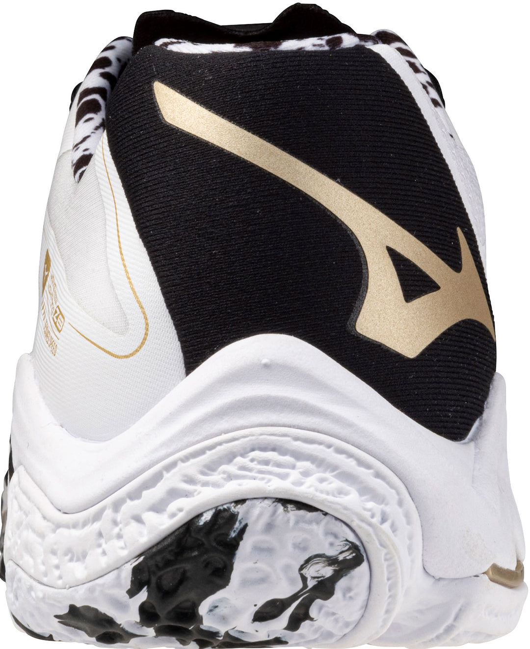 mizuno wave lightning z8 kakizome blanc noir or