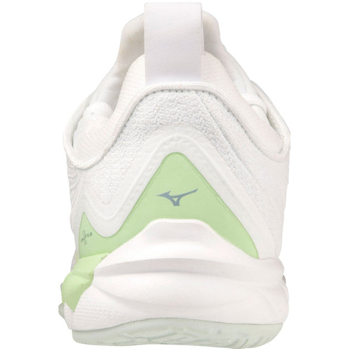 mizuno wave luminous 2 femme blanc vert