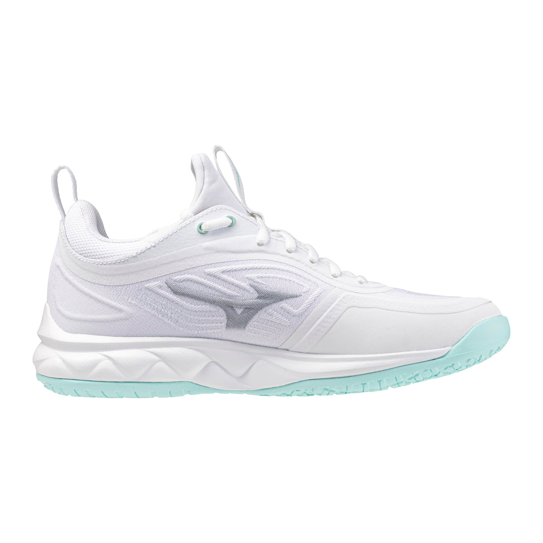 mizuno wave luminous 3 blanc vert gris