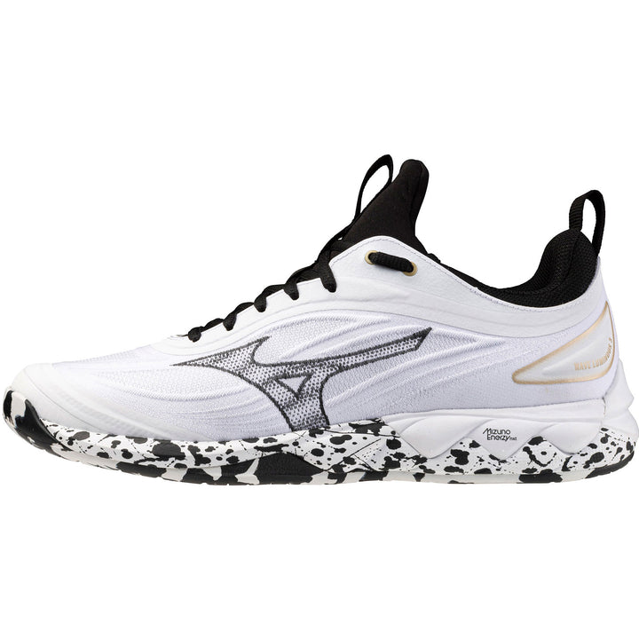 mizuno wave luminous 3 kakizome blanc noir or