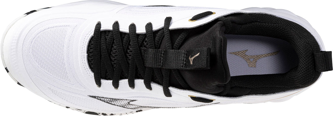 mizuno wave luminous 3 kakizome blanc noir or