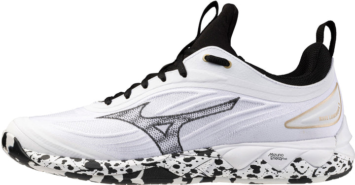 mizuno wave luminous 3 kakizome blanc noir or