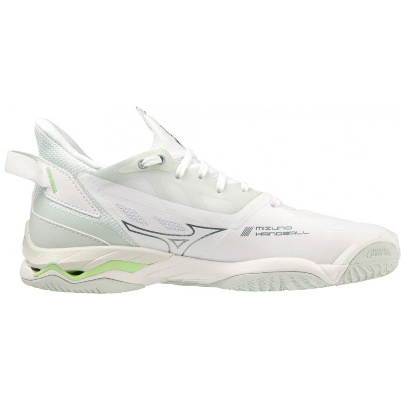 mizuno wave mirage 5 blanc vert gris