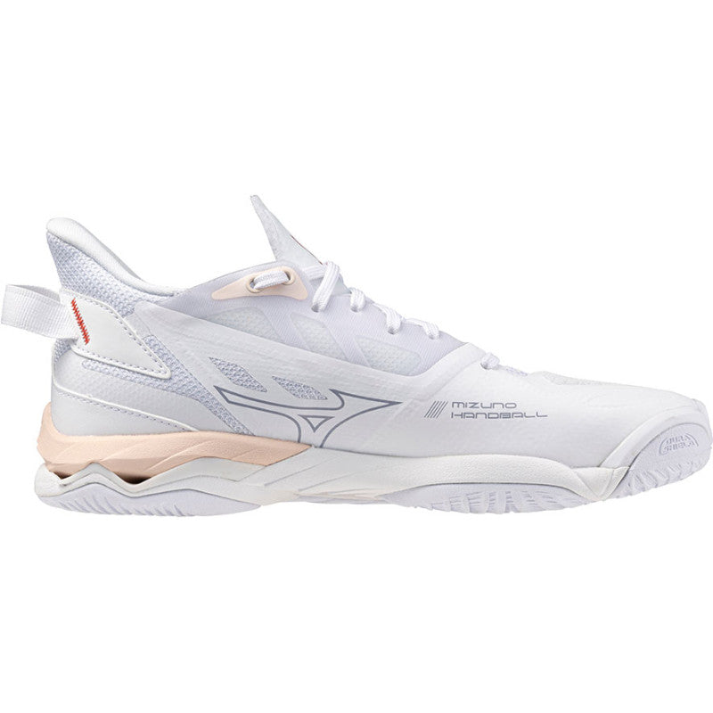 mizuno wave mirage 5 femme blanc beige gris