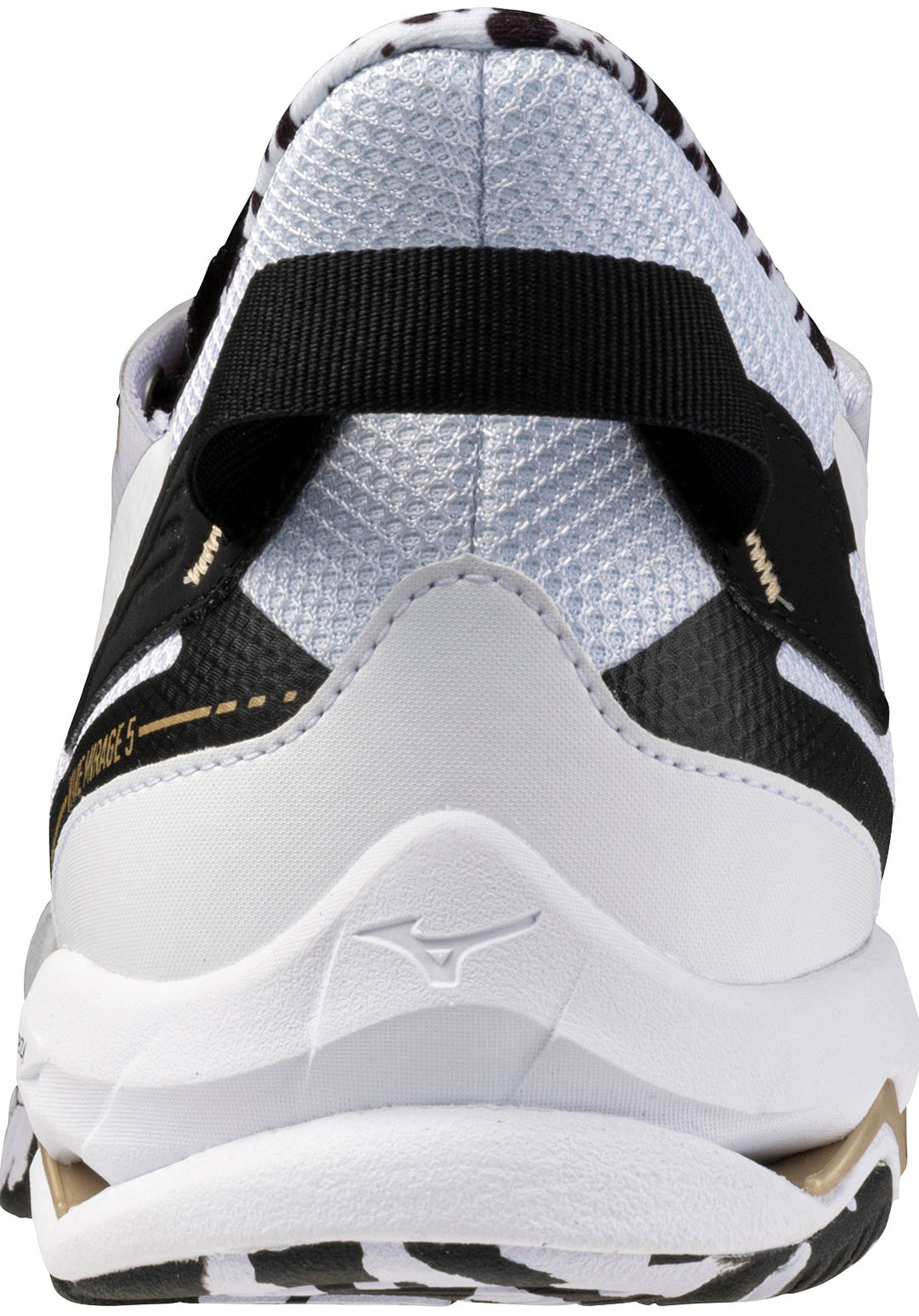 mizuno wave mirage 5 kakizome blanc noir or