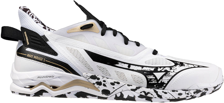 mizuno wave mirage 5 kakizome blanc noir or