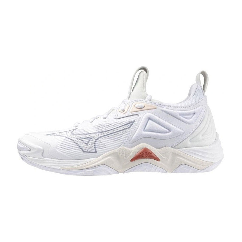 mizuno wave momentum 3 femme blanc creme