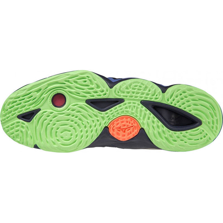 mizuno wave momentum 3 mid marine vert