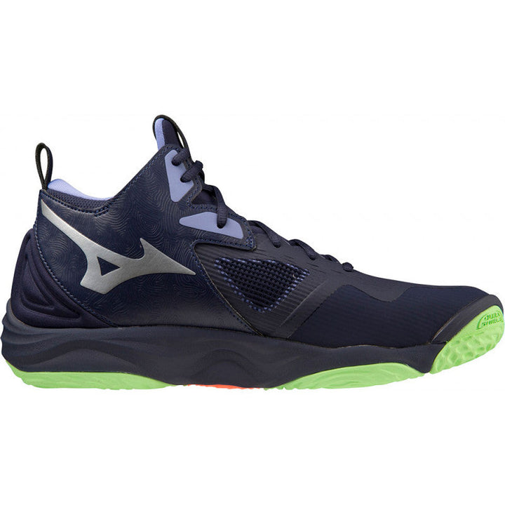 mizuno wave momentum 3 mid marine vert
